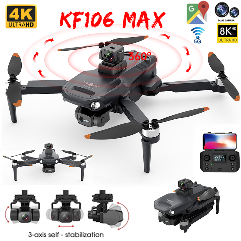 2022 NEW KF106 Max Drone 8K Pr - Drone Camera Wide Angle ulasan dan harga