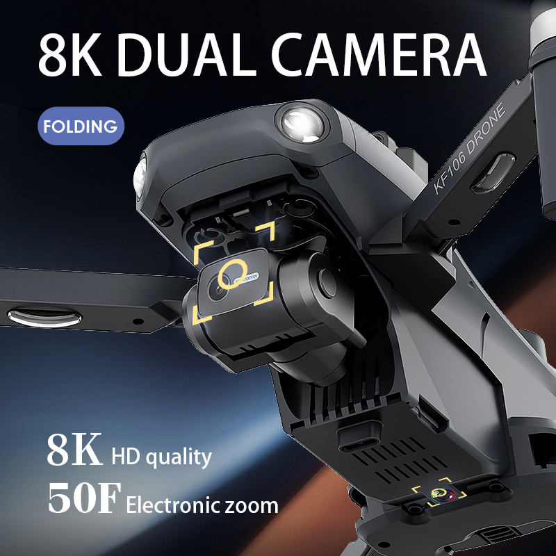 2022 NEW KF106 Max Drone 8K Pr - Drone Camera Wide Angle ulasan dan harga