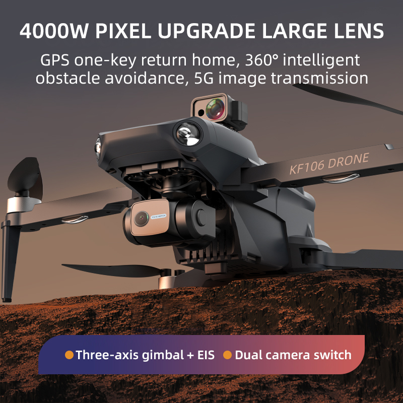 2022 NEW KF106 Max Drone 8K Pr - Drone Camera Wide Angle ulasan dan harga