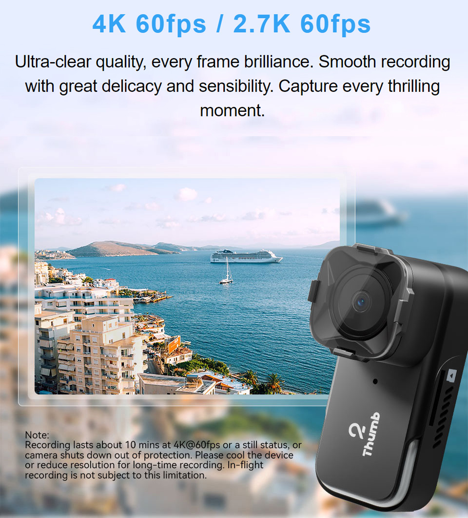 New Version RunCam Thumb 2 4K  - Drone Camera Hd ulasan dan harga