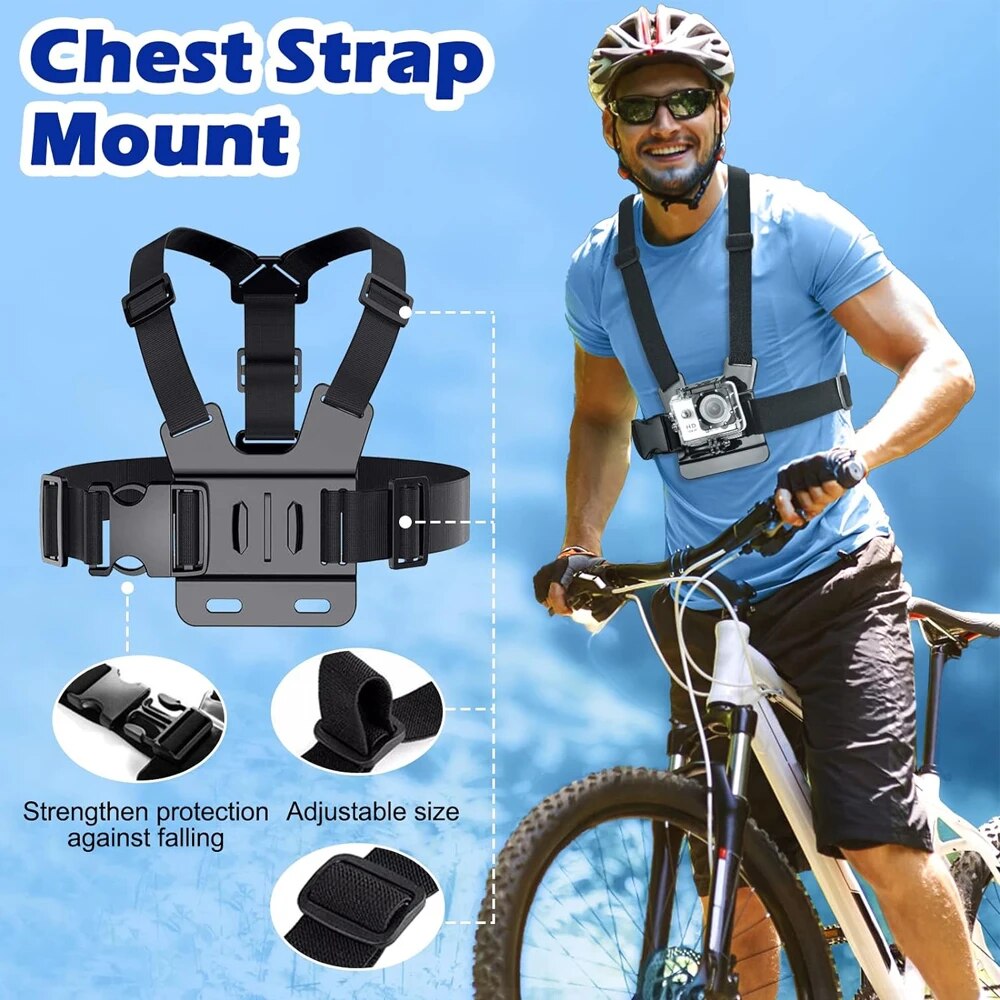 Mobile Phone Head Chest Strap  - Drone Camera Action ulasan dan harga