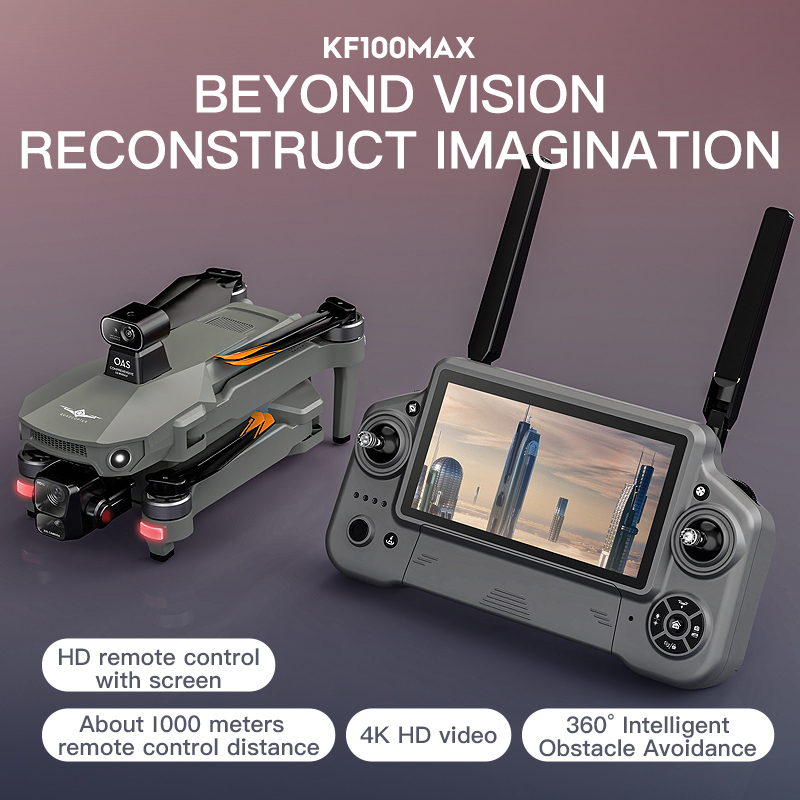 KF100 MAX GPS Drone 4K Camera  - Drone Camera With Gimbal ulasan dan harga