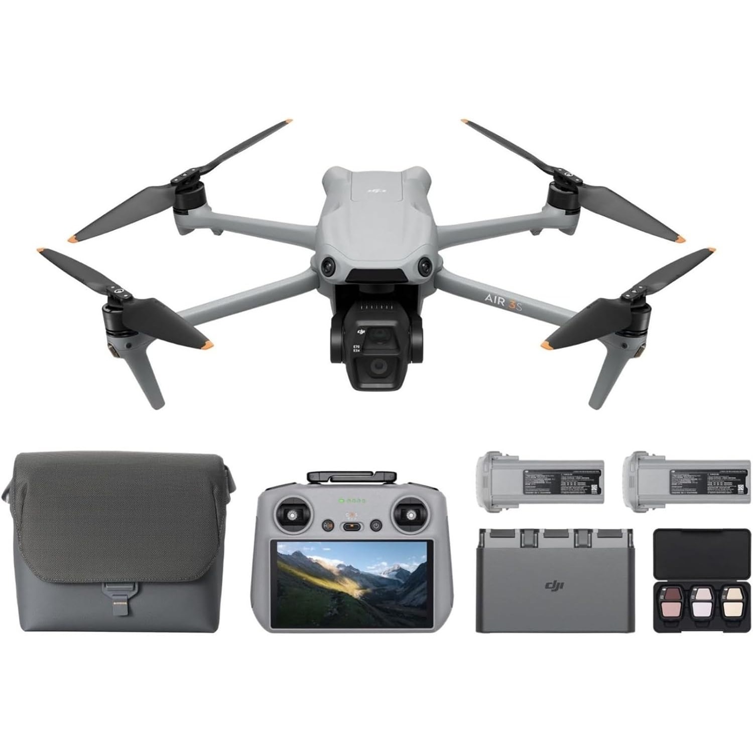 DJI Air 3S Fly More Combo (RC  - Drone Camera Wide Angle ulasan dan harga